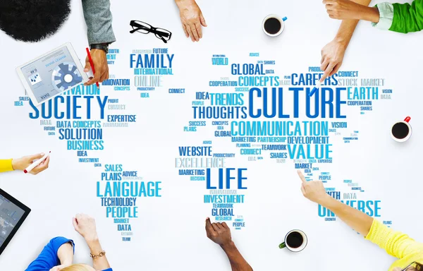 Cultura Concepto de ideología comunitaria — Foto de Stock