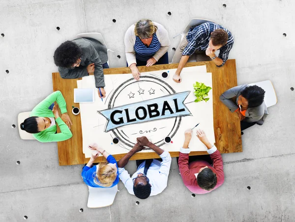 Globalizacja globalny koncepcja Wspólnoty — Zdjęcie stockowe