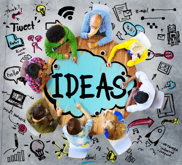 Idee Kreativität imgination thinking concept — Stockfoto