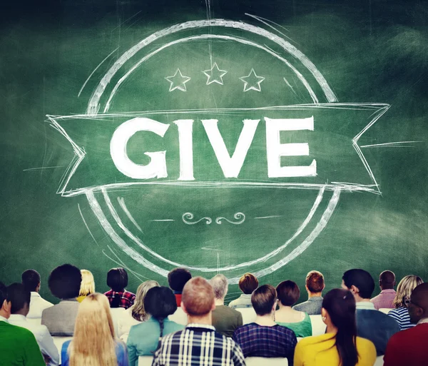 Give Help Donation Support Concept — Stock Photo, Image