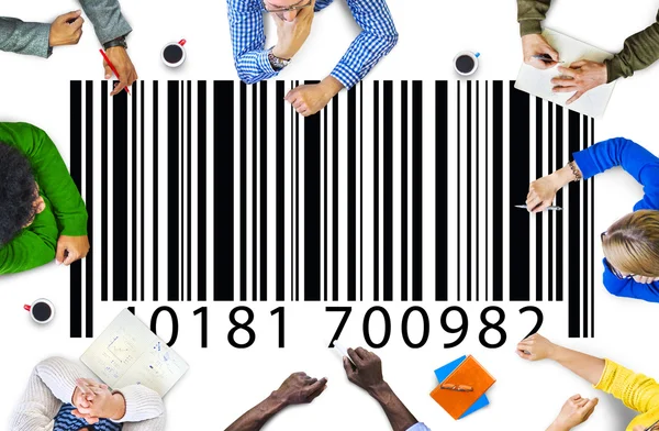 Barcode-Identitätskonzept — Stockfoto