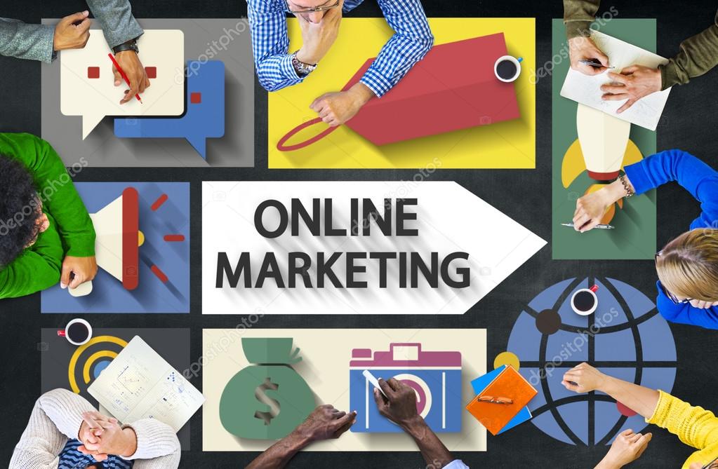 Online Marketing Branding Analysing Concept