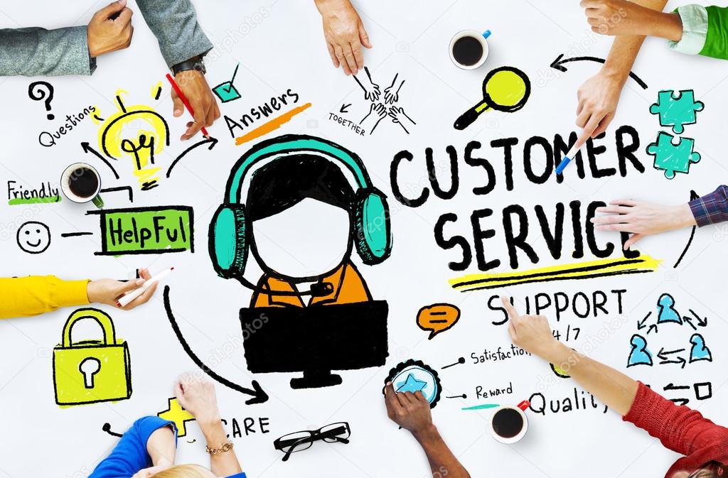 Customer Service Support Concept