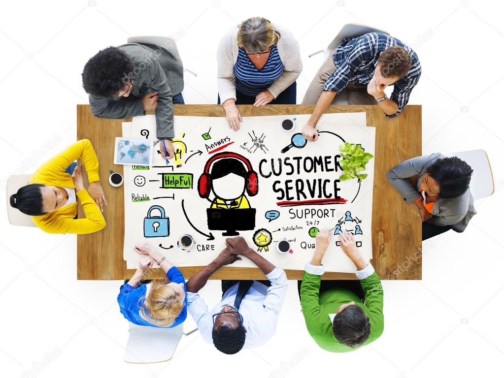Customer Service Support Concept