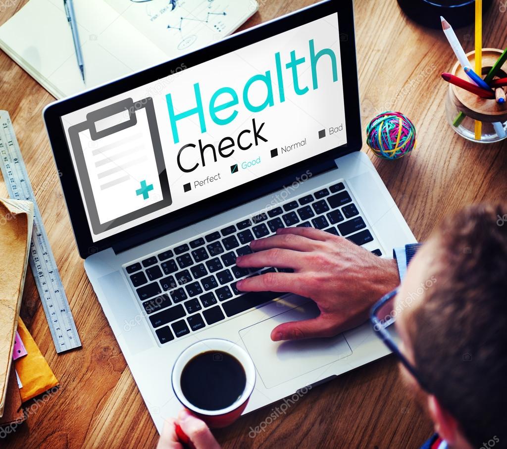 Health Check Medical Analysis Concept