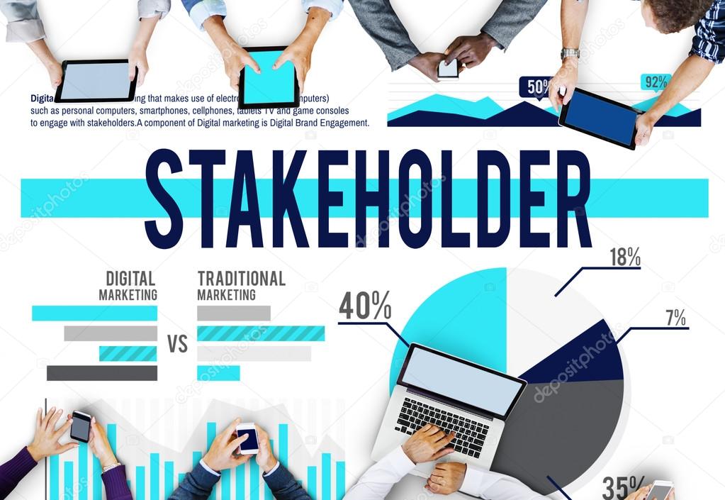 Stakeholder Marketing Contributor Concept