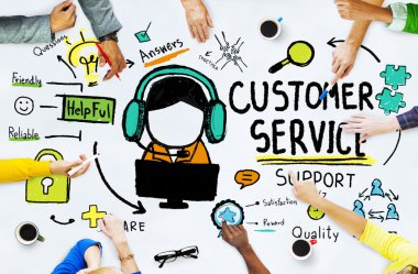 Customer Service Support Concept clipart