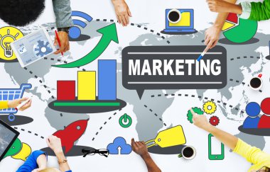 Küresel iş büyüme kavramı pazarlama