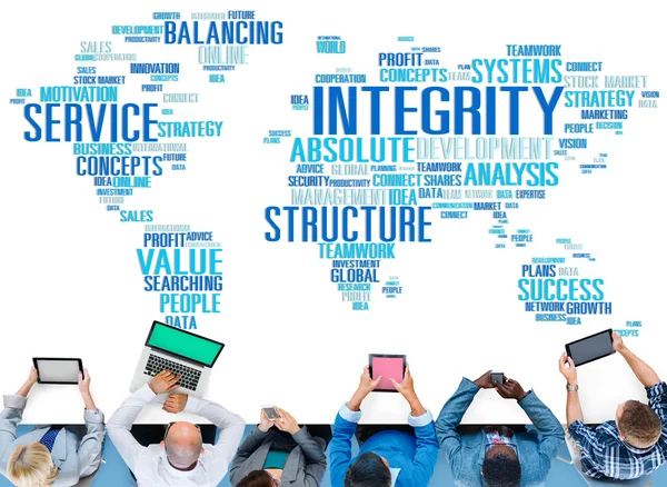 Structure d'intégrité Concept d'analyse des services — Photo