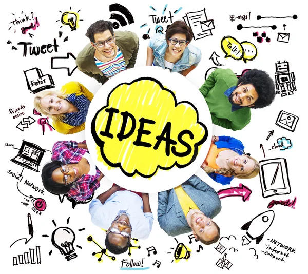 Idea Creativity Imgination Thinking Concept — Stock Photo, Image