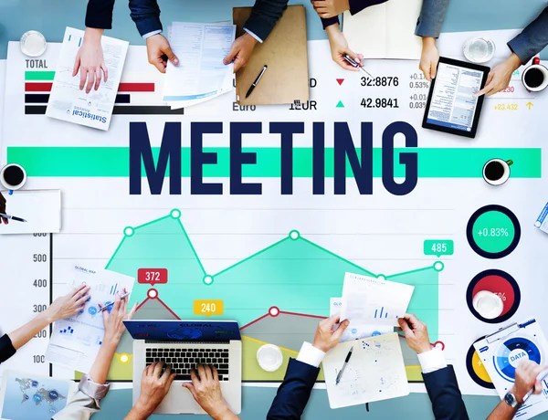 Meeting Seminar Brainstorming Unternehmenskonzept — Stockfoto