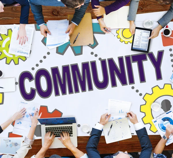 Community Social Media Concept — Stock Photo, Image