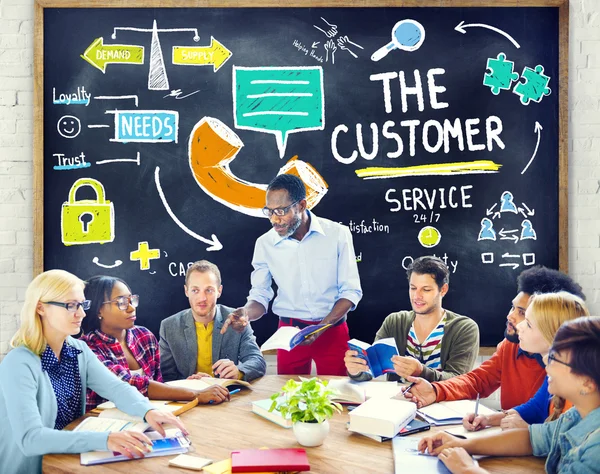 The Customer Service Target Concept — Stock Photo, Image