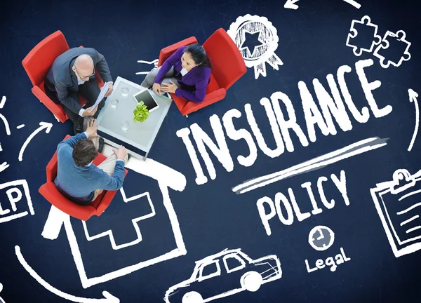 保险政策帮助法律概念 — 图库照片