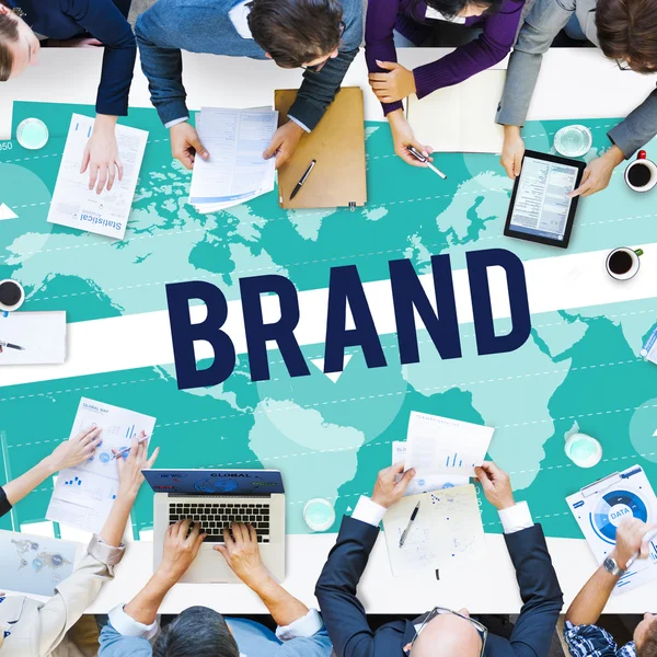 Brand Identity marketingové koncepce — Stock fotografie