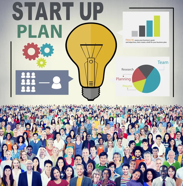 Succes Plan businessconcept — Stockfoto