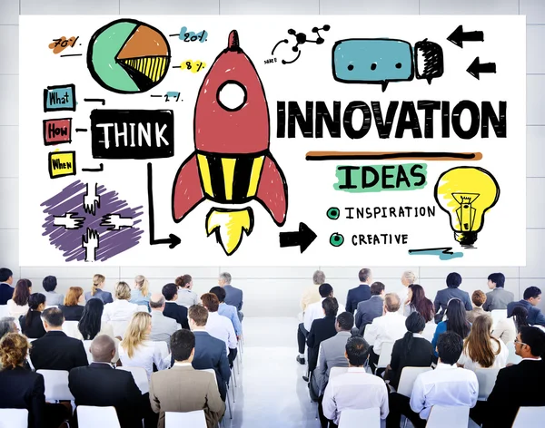 Concept du plan d'entreprise Innovation — Photo