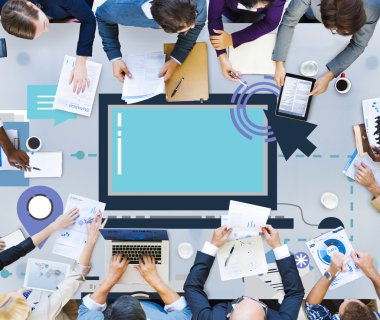 Dijital cihazlar Internet kavramı bağlanma