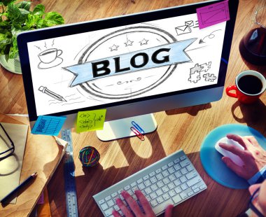 Blog Online Tasarım Web sitesi kavramı