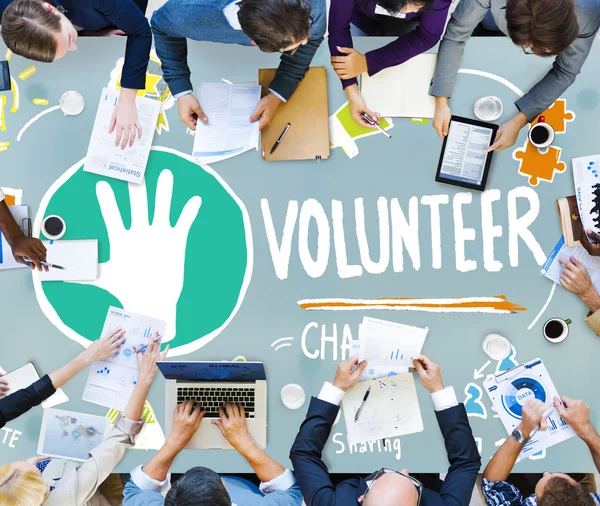 Volunteer Charity Help Concept — Stock Photo, Image