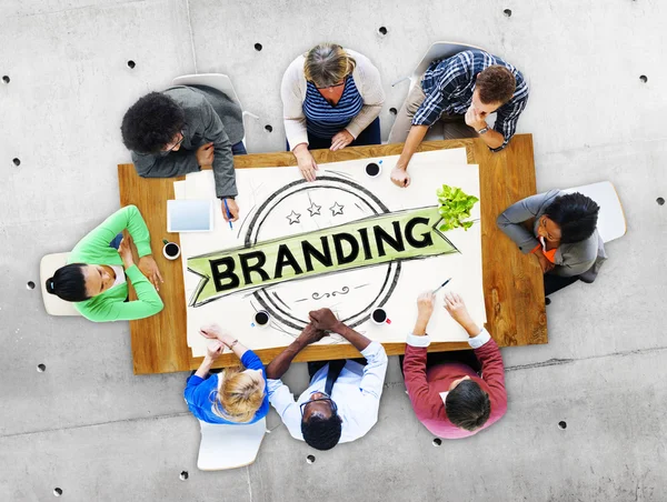 Branding Copyright Concepto de Marketing de Marcas — Foto de Stock
