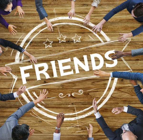 Freunde Freundschaft Beziehung Buddy Konzept — Stockfoto