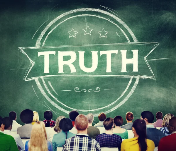 Sanningen tro trofasthet ärlig koncept — Stockfoto