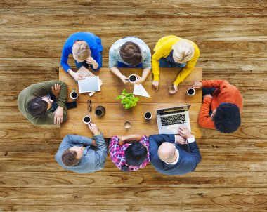 Ekip çalışması kavramı çalışma insanlar Toplantı