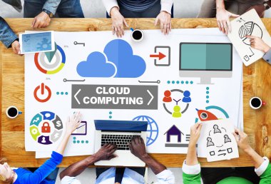 Global iletişim bulut bilgi işlem kavramı