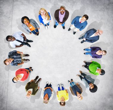 İş insanlar toplum takım kavramı