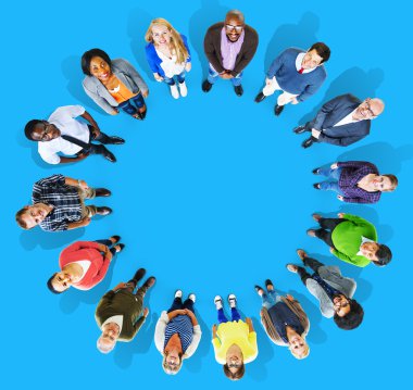 İş insanlar toplum takım kavramı