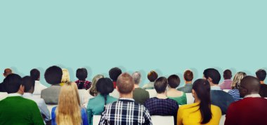 Seyirci çeşitlilik insanlar toplantı kavramı