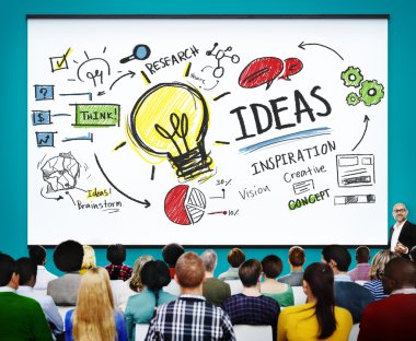 Fikirler yaratıcılık bilgi ilham kavramı