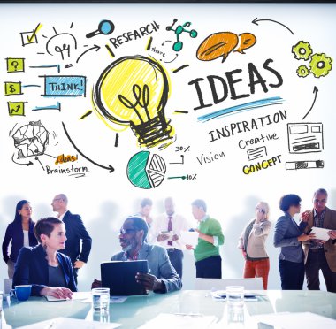 Fikirler yaratıcılık bilgi ilham kavramı