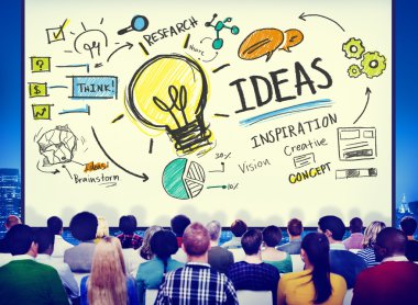 Fikirler yaratıcılık bilgi ilham kavramı