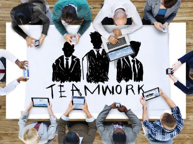 Ekip çalışması grup işbirliği kavramı