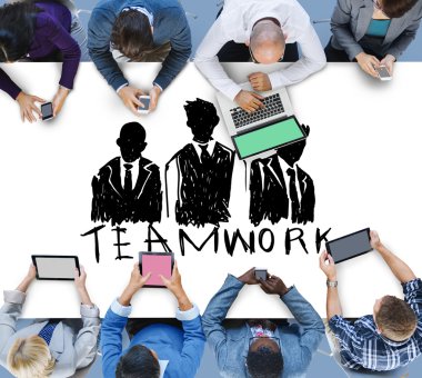 Ekip çalışması grup işbirliği kavramı