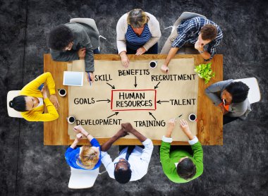 People and Human Resources Concept clipart