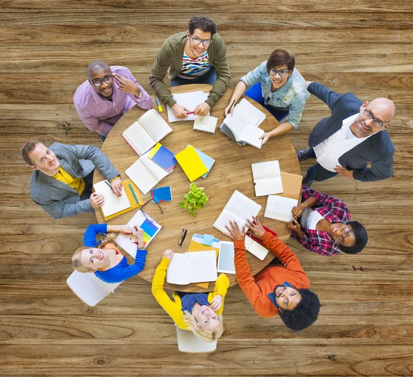 Liderança de Equipe Estudando Conceito — Fotografia de Stock