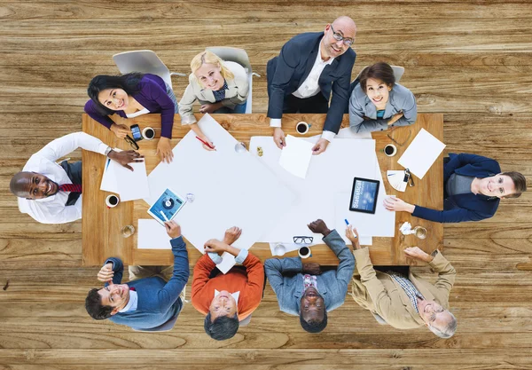 Diversidade Pessoas Brainstorming Meeting Concept — Fotografia de Stock