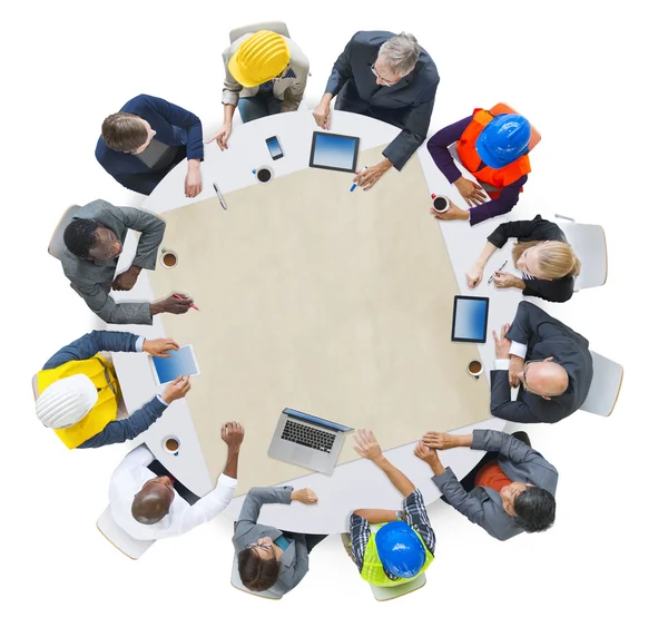 Pessoas Brainstorming Ideias de reunião Conceito — Fotografia de Stock