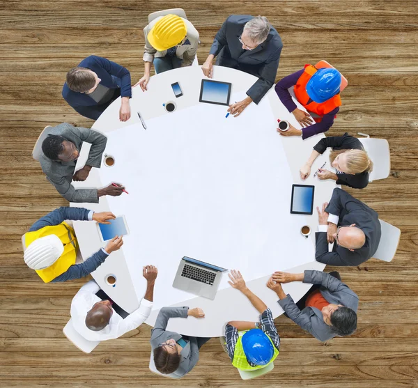 Pessoas Brainstorming Ideias de reunião Conceito — Fotografia de Stock