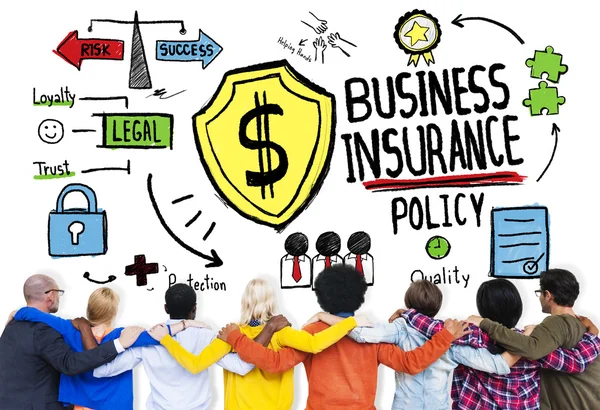 Team Togetherness Business Insurance Concept — Stock Photo, Image