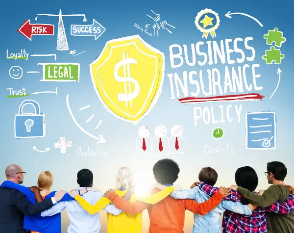 Team Insieme Business Insurance Concept — Foto Stock