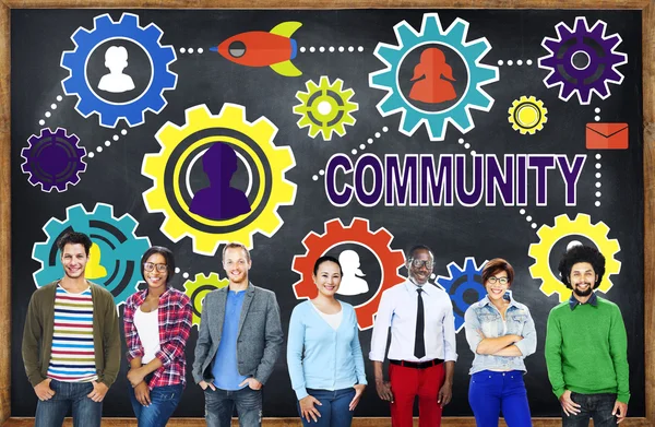 Community Team Unionskonzept — Stockfoto