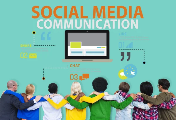 Concepto de medios sociales —  Fotos de Stock