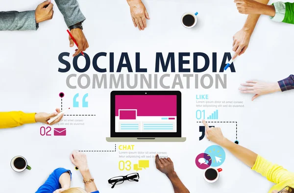 Concepto de medios sociales —  Fotos de Stock