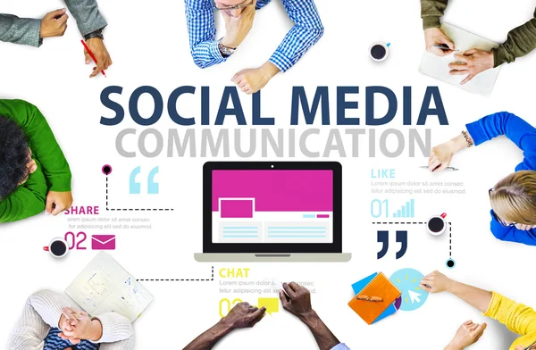 Concepto de medios sociales —  Fotos de Stock