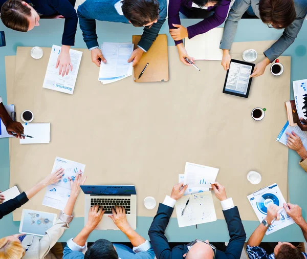 Diversità Business Team Concetto di strategia — Foto Stock