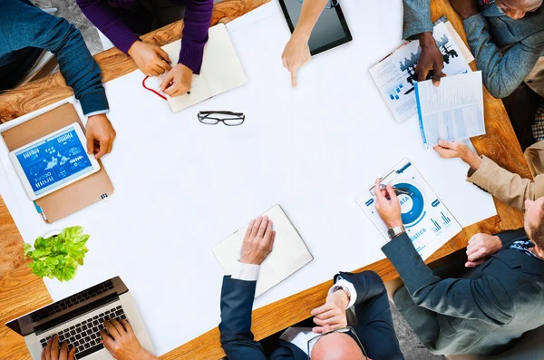 Diversità Business Team Concetto di strategia — Foto Stock